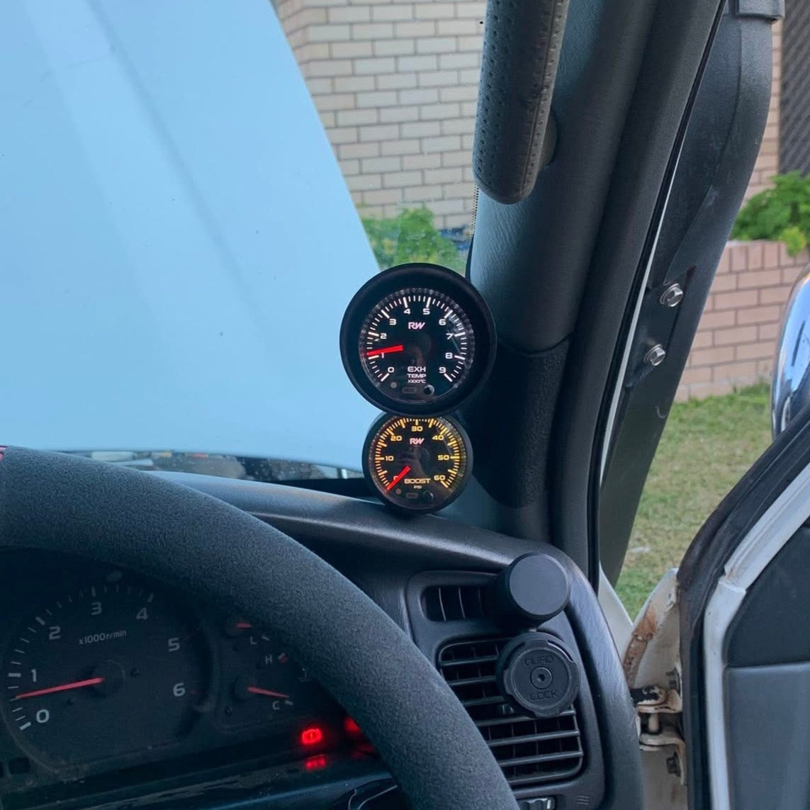 Gauge Holder for Toyota Landcruiser 100 Series – A-Pillar Pod for 52mm / 60mm Gauges