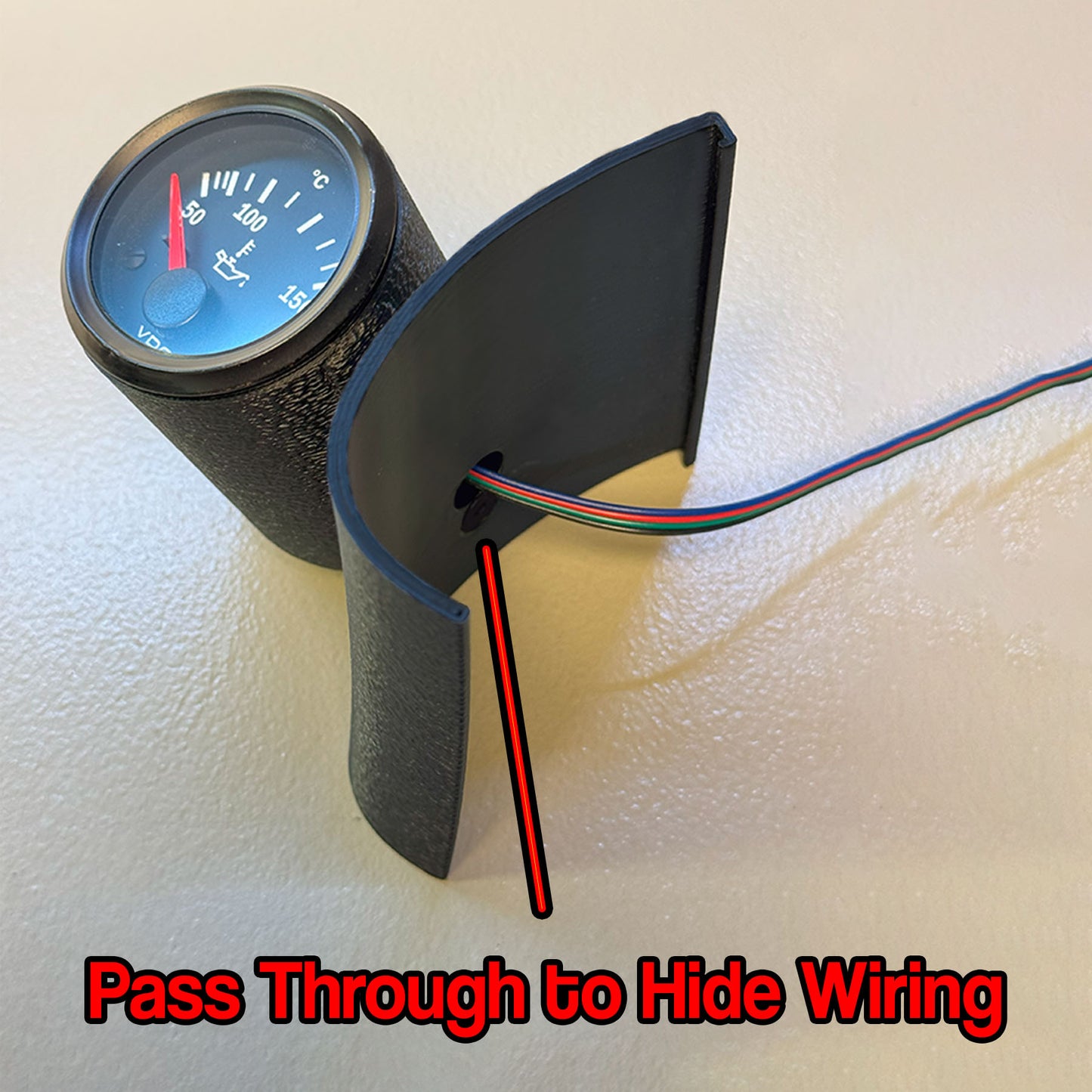 Gauge Holder for Toyota Hilux Pillar Pod 2005-2020 CLIP ON 52mm 60mm 2" inch